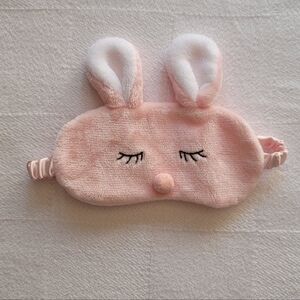 Cute Pink Bunny Sleep Mask